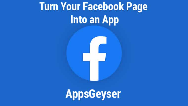 Turn your Facebook Page into an App