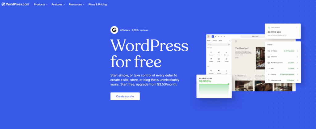 wordpress website