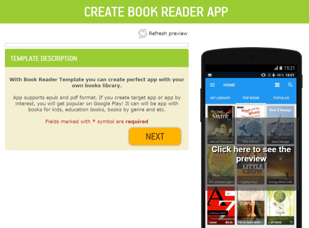 open ebook template