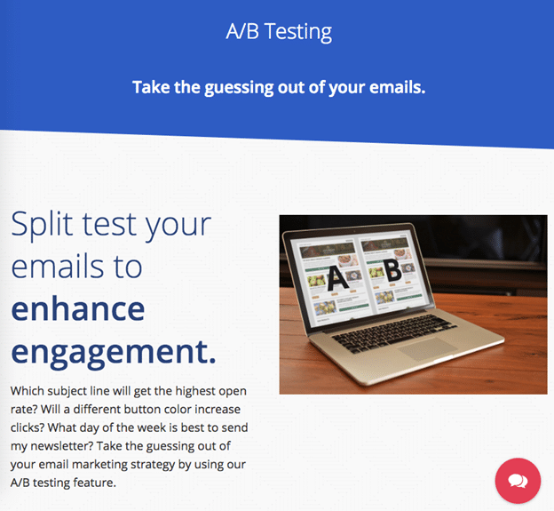 test email app audience