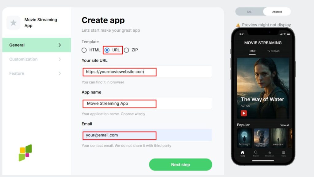 How to Turn Your Movie Site Into an Android App
