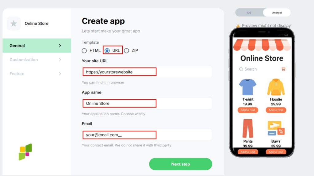 How to Build a Store App for Free: The Ultimate Guide for Small Businesses and Online Shops 2 Store app maker