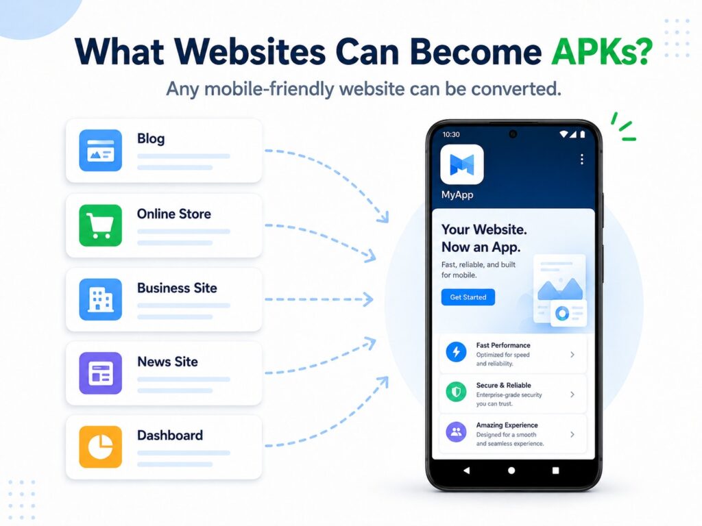 websites that can become apks