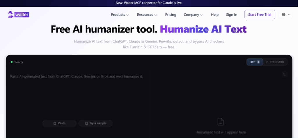 Walter AI Humanizer