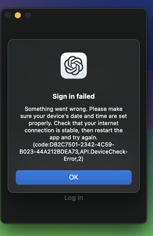 ChatGPT Login Issues