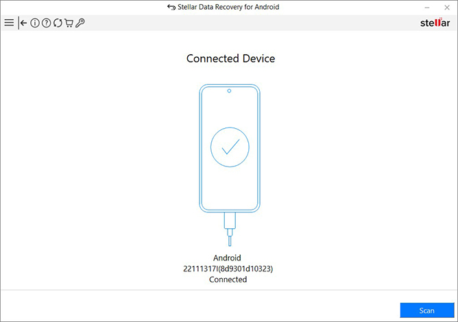 How to Recover Deleted Contacts on Android? (With or Without Backups) 5 Stellar Data Recovery for Android - Connected device