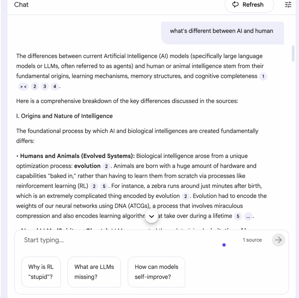 Google NotebookLM AI Chat 