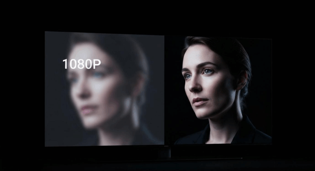 AI upscaling gaming videos from 1080p to 4K