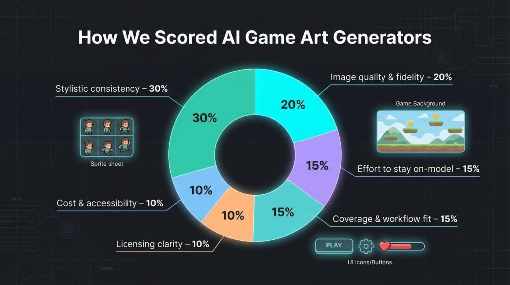 How we scores AI game art generators
