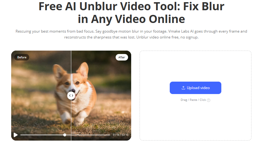 Top 5 Alternatives of EaseUS Online Video Repair Tool 5 Vmake Online Video Repair