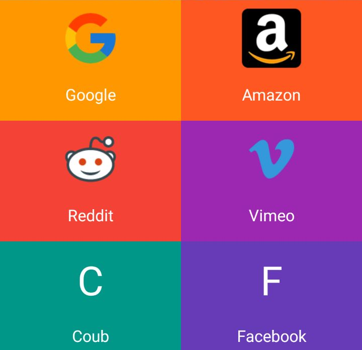 bookmark flat grid app widget